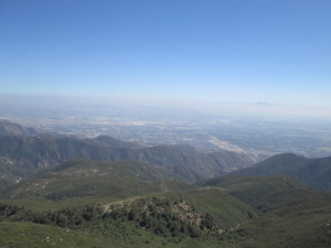 The view from Rim of the World Highway near Red Rock Wall is amazing.